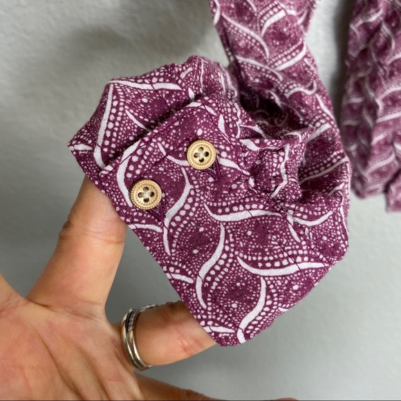 Anthropologie’s Maeve- Orli Bibbed Button Down Top - Picture 5 of 8